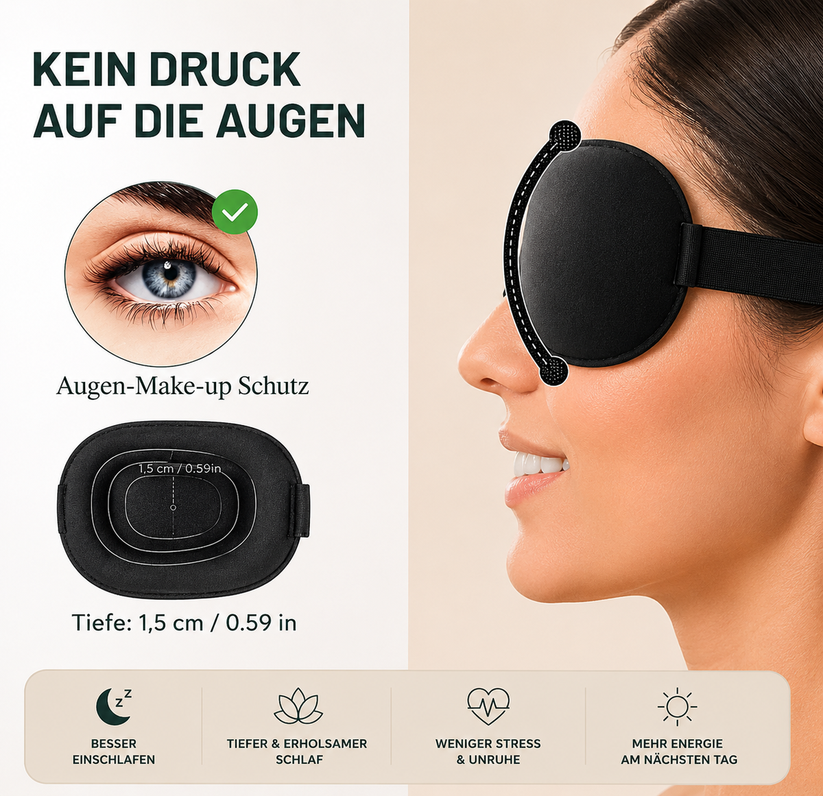 Nuvia Schlafmaske Premium
