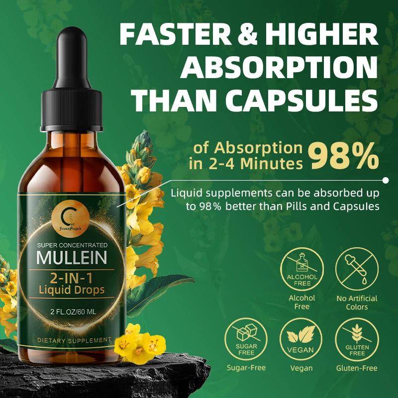 Mullein-Tropfen für Atemwege & Verdauungssystem