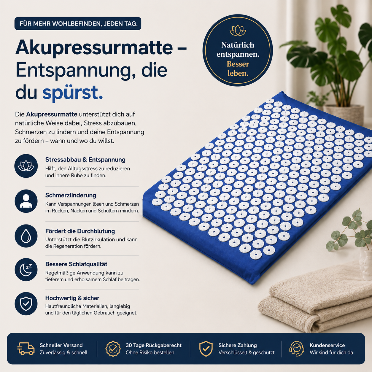 Nuvia Akupressurmatte